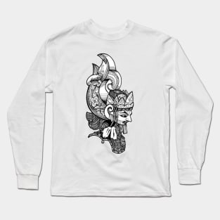 Wayang Golek (Indonesian Wooden Puppet) Long Sleeve T-Shirt